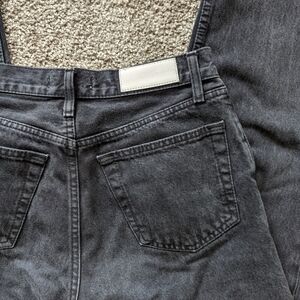 Re / Done Originals HR Frayed Cuff Jeans
